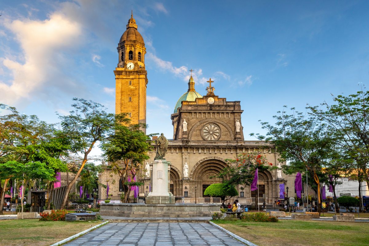 Facade of Manila Cathedral