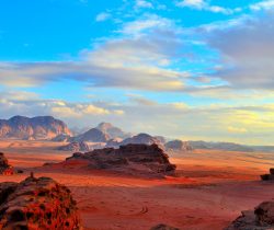 Sunset of Wadi-Rum