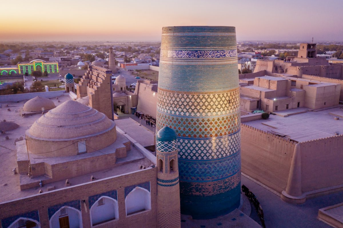 Khiva Sunset Uzbekistan Kalta Minor